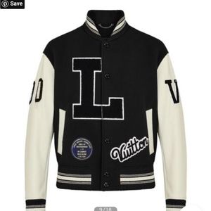 Louis Vuitton Baseball Jacket with patches.